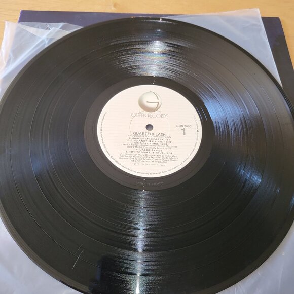Quarterflash Self-Titled Vinyl LP 1981 Geffen Records GHS 2003 Pop Rock LP5 - Picture 8 of 9